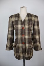 KRIZIA POI....GIACCA BLAZER LANA DONNA Tg 44 WOMAN VINTAGE JACKET CASUAL WOOL