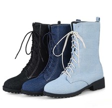 Stivaletti donna denim