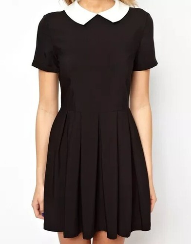 Womens black short sleeve - black,