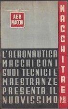 Macchitre M.B.1 Aermacchi Varese - Depliant di presentazione 1945 Motocarro 