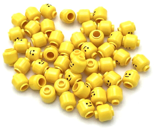 Lego minifigure testa gialla - lego,