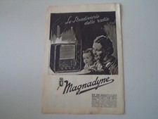advertising Pubblicità 1938 RADIO MAGNADYNE SV 54