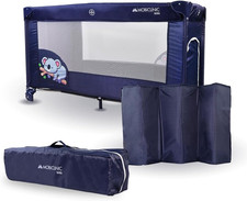 ®, Lettino Da Viaggio, Culla Neonato, 2 in 1, Pieghevole Ultracompatto, Materass