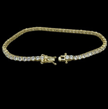 Bracciale Tennis color oro di