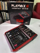 Proel PLAYMIX6 Mixer 6 Canali 24 Efetti Bluetooth Mp3 Player Recorder USB