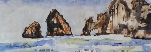 Quadro acquerello originale - quadro,