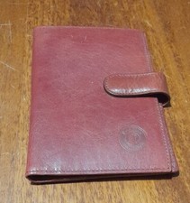 Portafoglio a libretto in pelle RUGGINE (Made In Italy) Vintage 