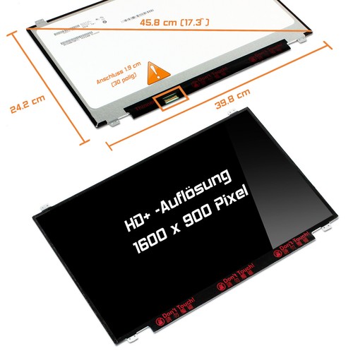 Display led lucido - 17,3",