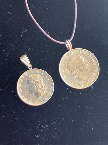 Ciondoli monete oro - , 14k