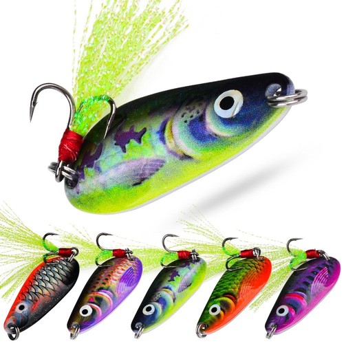 5pcs esca pesca cucchiaio - esca,