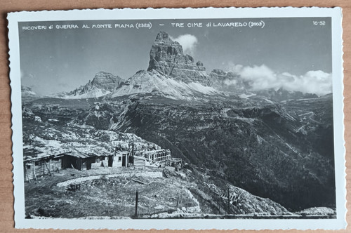Cartolina italia dolomiti tre - cartolina,