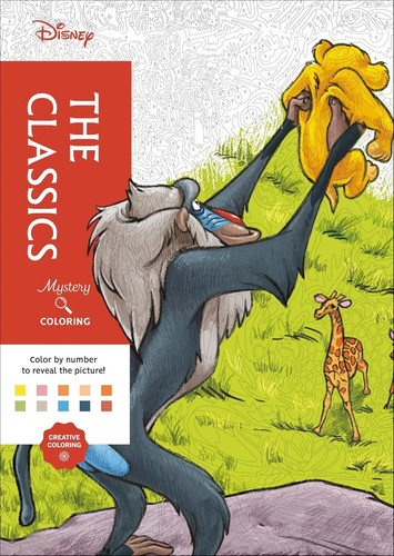 Disney mystery coloring the - disney, coloring: