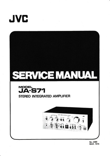 Manuale servizio per - servizio, jvc