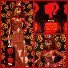Carrie White BAMBOLA HORROR PERSONALIZZATA OOAK 12” Figura, Bloody