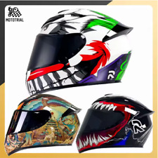 Venom ,Joker, Caschi da corsa Motocross Approvato DOT/ECE ✅SPED.GRATUITA