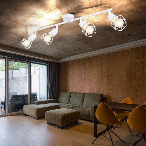Led vintage gabbia - led, soffitto