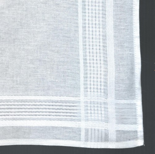 White cotton tablecloth - white,