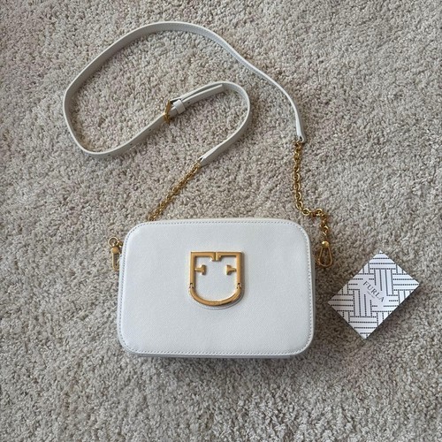 Borsa tracolla furla bianca - a,