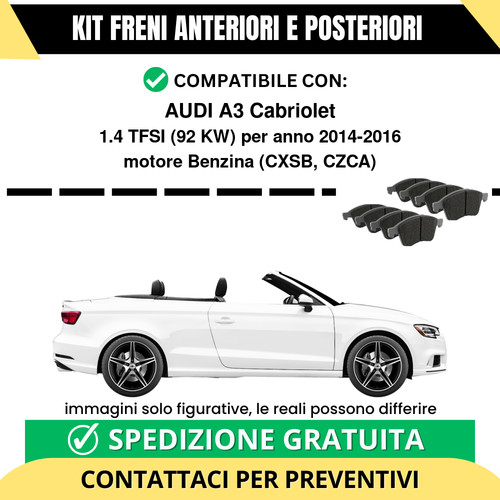 Pastiglie freno ant - freno, post