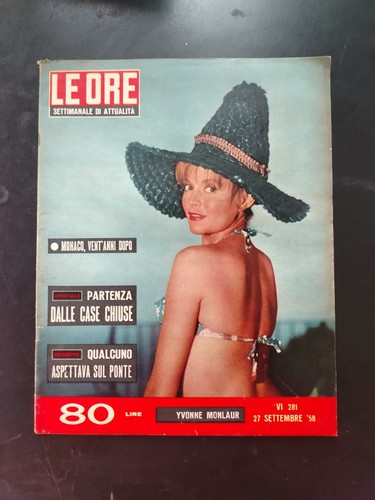 Ore 281 settembre 1958 - ore,