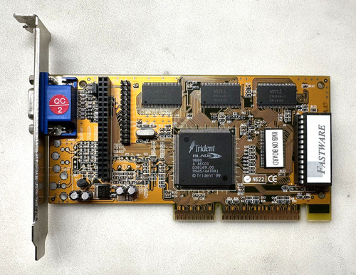 Scheda video agp - trident, blade