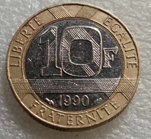 Moneta franchi francesi - moneta,
