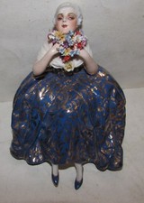 Luigi Fabris 1910 dama in porcellana