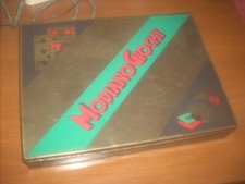 giochi di società in rara vecchia scatola in latta giochi modiano