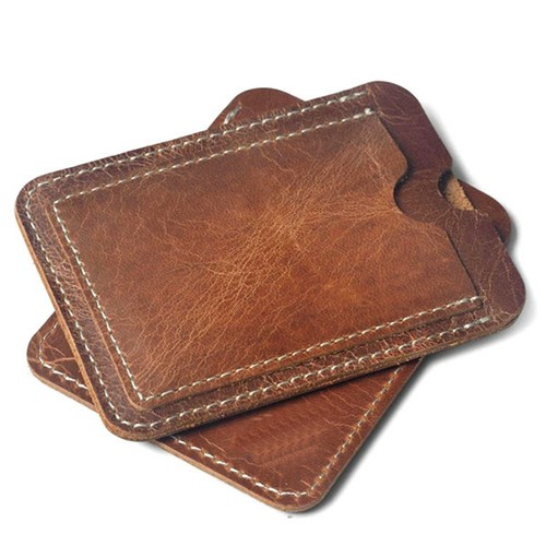 Pelle porta carte credito - di,
