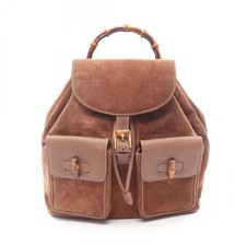 GUCCI Zaino Bambù Zaino Pelle