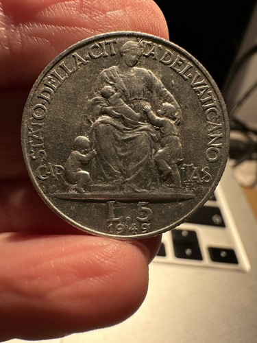 Lire 1949 vaticano - 5,