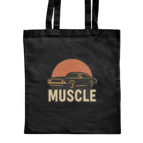 Muscle car classic black - classic,