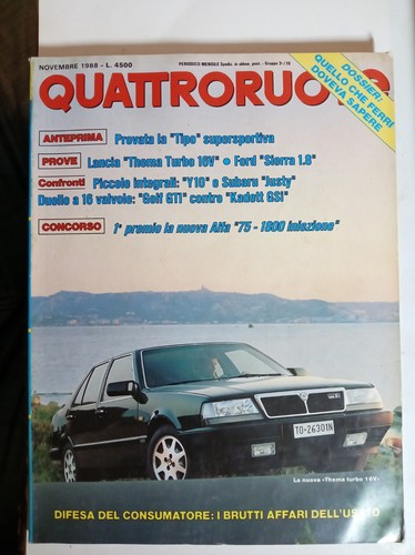 Rivista quattroruote lancia - quattroruote,