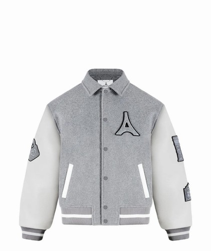 Ami paris grey wool leather - &,