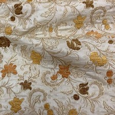 Tessuto Velluto Broccato Fiori