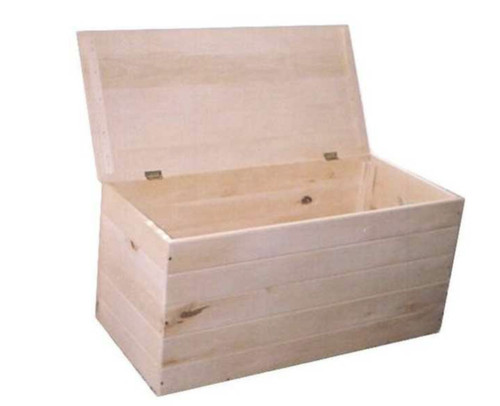 Cassapanca baule legno pino - legno,