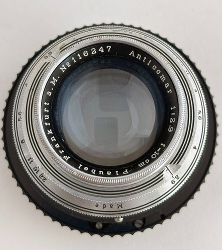 Plaubel anticomar lens 100mm - anticomar,