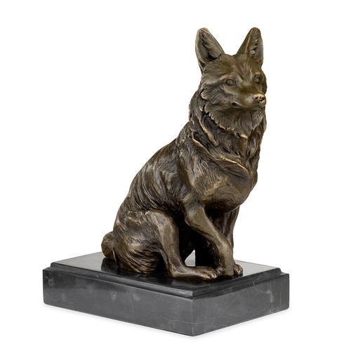 Statua bronzo moritz volpe - bronzo,
