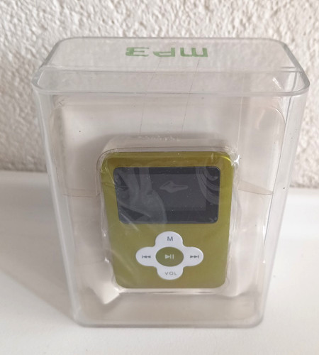 Mini lettore mp3 verde - mp3,