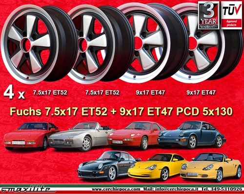 Cerchi wheels porsche 5x17 - wheels, 7.5x17