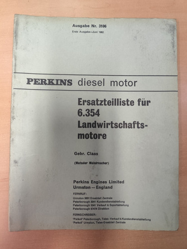 Originale perkins 354 - originale!, 6.354
