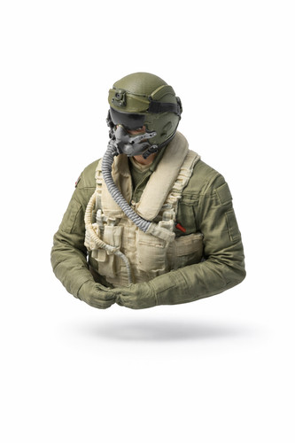 Jet pilot con visiera - jet,