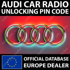 AUDI RADIO SBLOCCO PIN CODICE AISIN CHORUS CONCERT RNS-D RNS-E SYMPHONY TUTTI I MODELLI