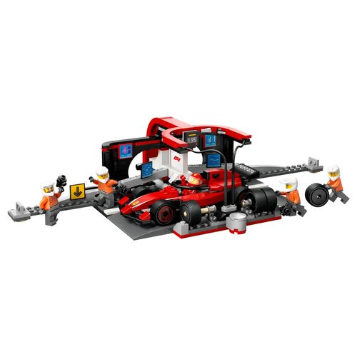 Lego pitstop meccanici con - lego,