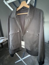 Bomber Zara grigio uomo