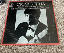 OSCAR GHIGLIA ~ GUITAR MUSIC OF FOUR CENTURIES  VINYL RECORD LP / ANGEL RECORDS