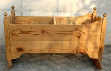Artigianato valtellinese " ANTICA CULLA IN LEGNO "  - 1870/1880