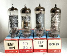 Lotto tubi NOS Telefunken