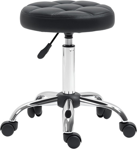 Sgabello girevole con ruote - sgabello,