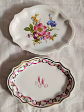 Coppia Vassoietto Piatto Porcellana Richard Ginori - Bellissimi